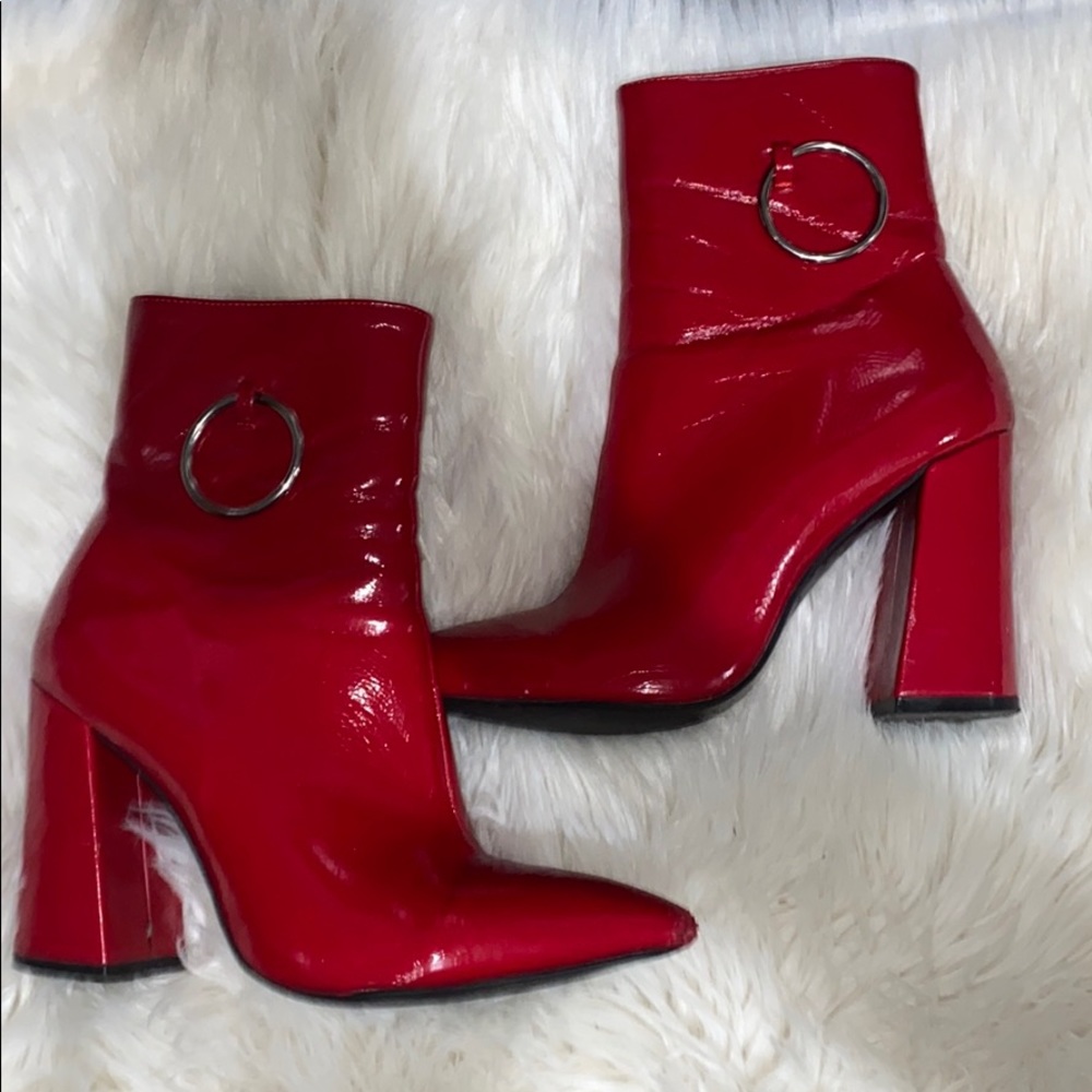 EGO red booties